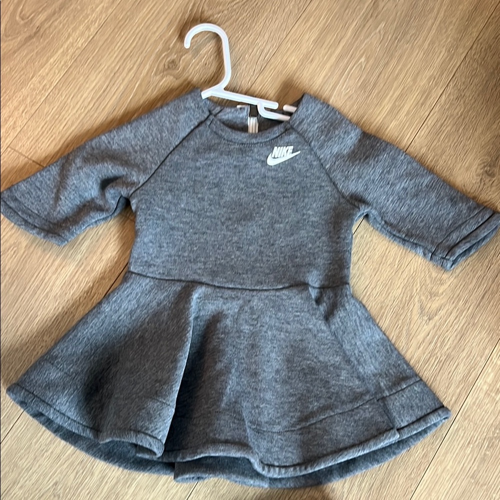 Nike Tech Fleece Charcoal Gray Toddler Dress